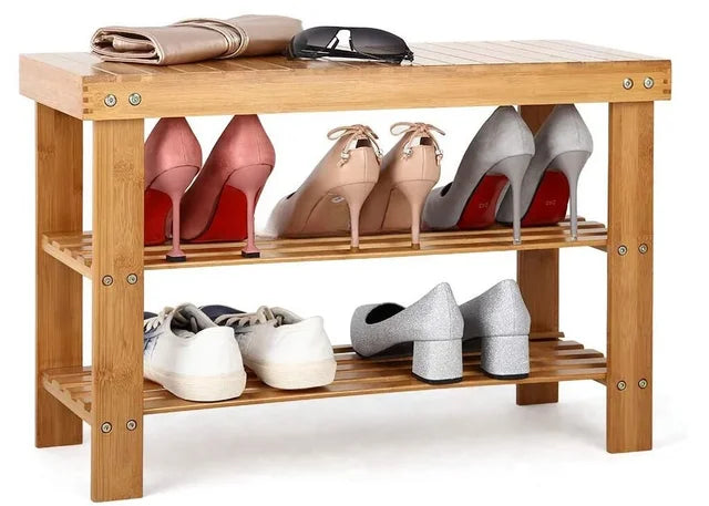 Bamboo Shoe Cabinet