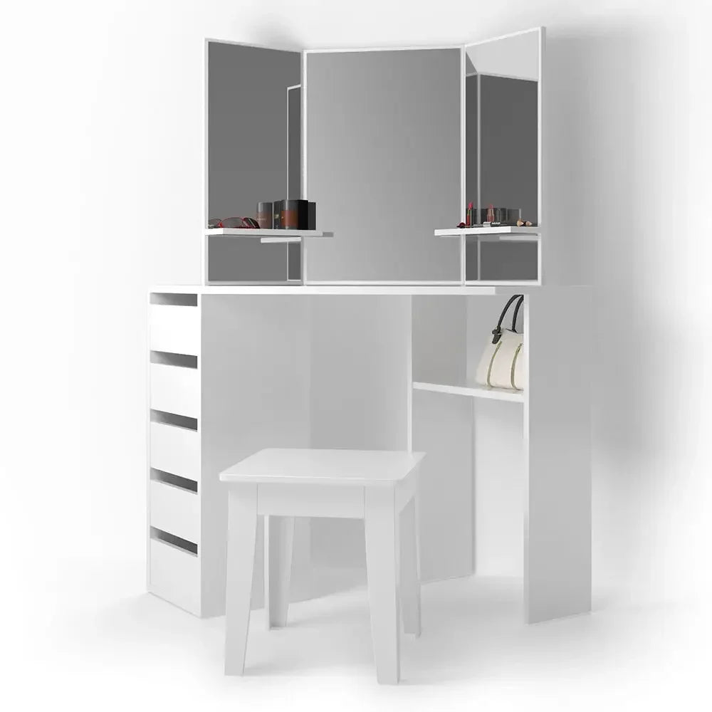 Wooden Vanity Set