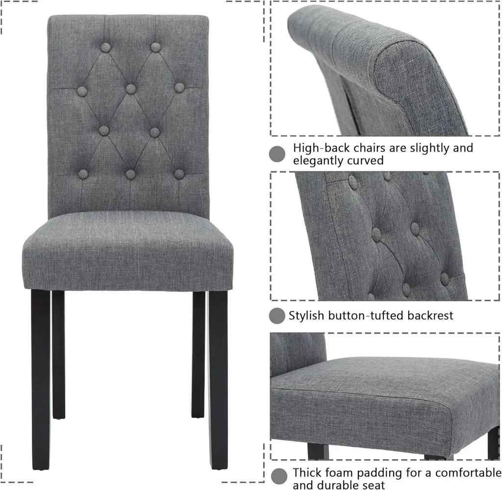 Tufted Fabric Chair