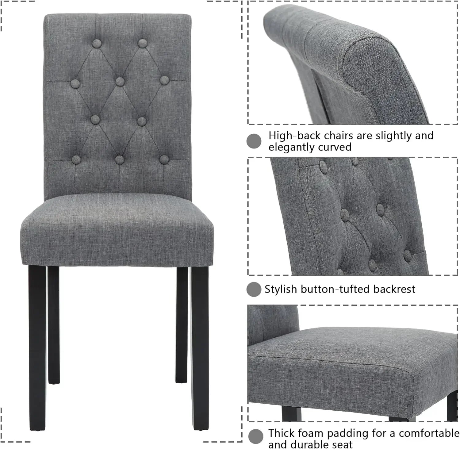 Tufted Fabric Chair